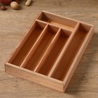 Ящик для столовых приборов, 26×35×5 cм, 4683157