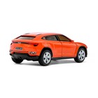 Машина металлическая Lamborghini Urus, масштаб 1:38, открываются двери, инерция, цвет оранжевый - Фото 3