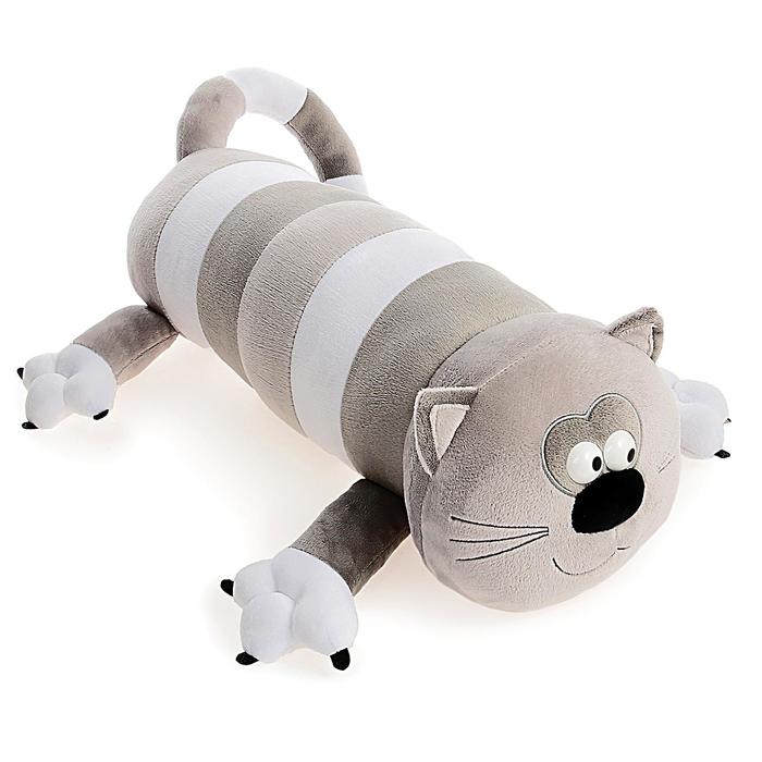 Мягкая игрушка «Кот-Батон», цвет серый, 56 см купить в Чите Большие мягкие  игрушки в интернет-магазине Чита.дети (4708324)