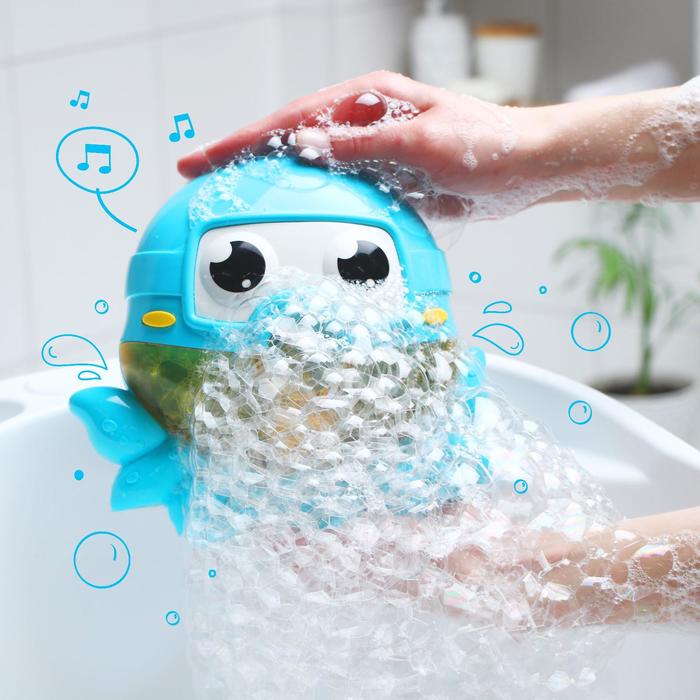 Игрушка для ванны «Осьминог», пузыри, на присоске - фото 1905604558