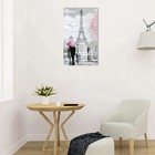 Картина-холст на подрамнике "Любовь в Париже" 60х100 см МИКС - фото 9020577