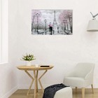 Картина-холст на подрамнике "Осень в большом городе" 60х100 см - Фото 4