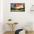 Картина-холст на подрамнике "Летний закат" 60х100 см - фото 9561164