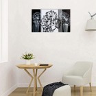 Картина-холст на подрамнике "Черно-белая" 60х100 см - Фото 4