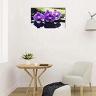 Картина-холст на подрамнике "Орхидеи" 60х100 см - Фото 4
