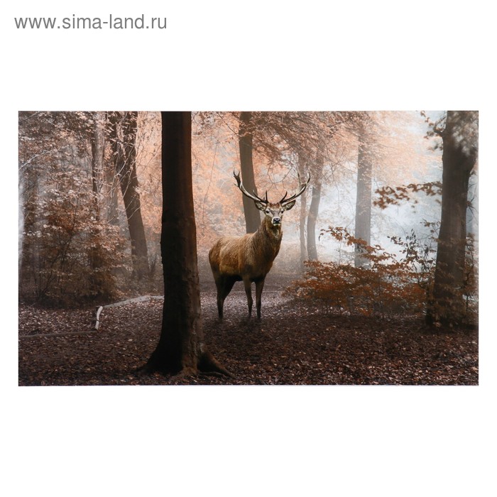 Картина-холст на подрамнике "Лесной царь" 60х100 см - Фото 1