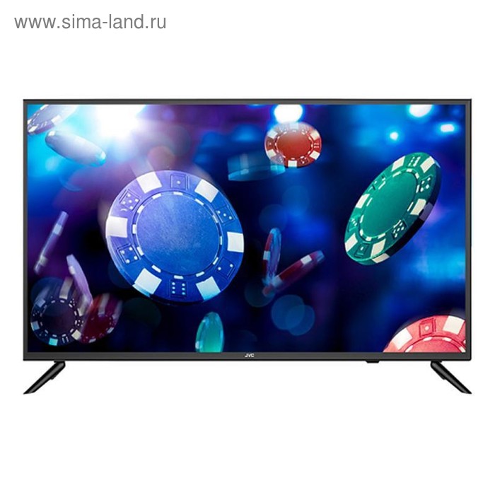 Телевизор JVC LT-32M385, 32", 1366x768, DVB-T2/C/S2, 2xHDMI, 1xUSB, чёрный - Фото 1
