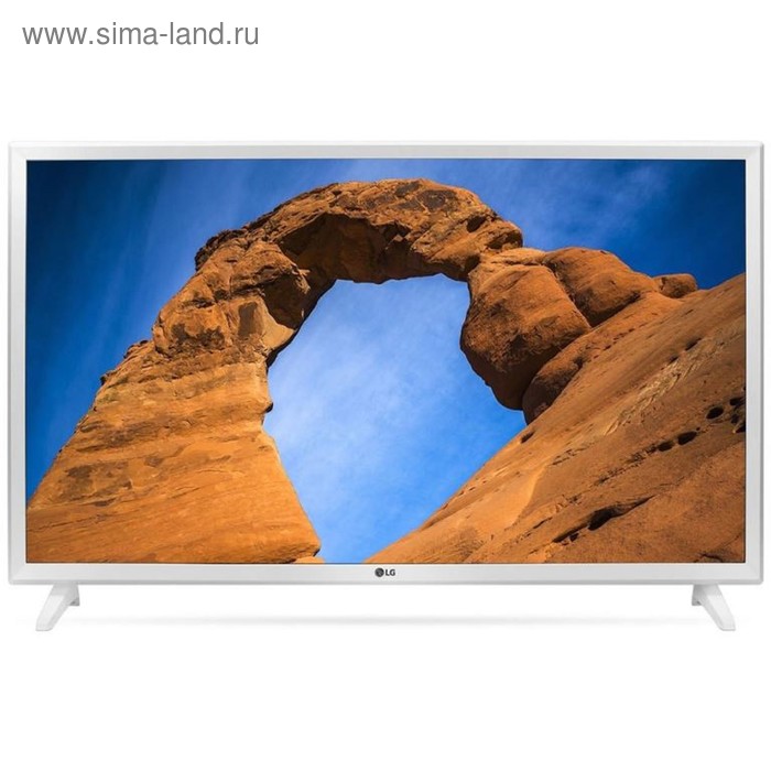 Телевизор LG 32LK519BPLC, 32", 1366x768, DVB-T2,/С/S2, 2xHDMI, 1xUSB, белый - Фото 1