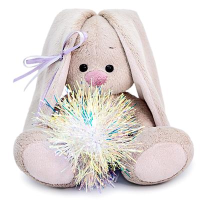 Мягкая игрушка «Зайка Ми с новогодней подвеской», 15 см