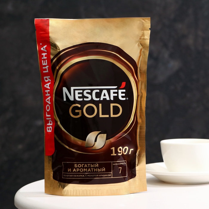 Кофе nescafe gold 190 г