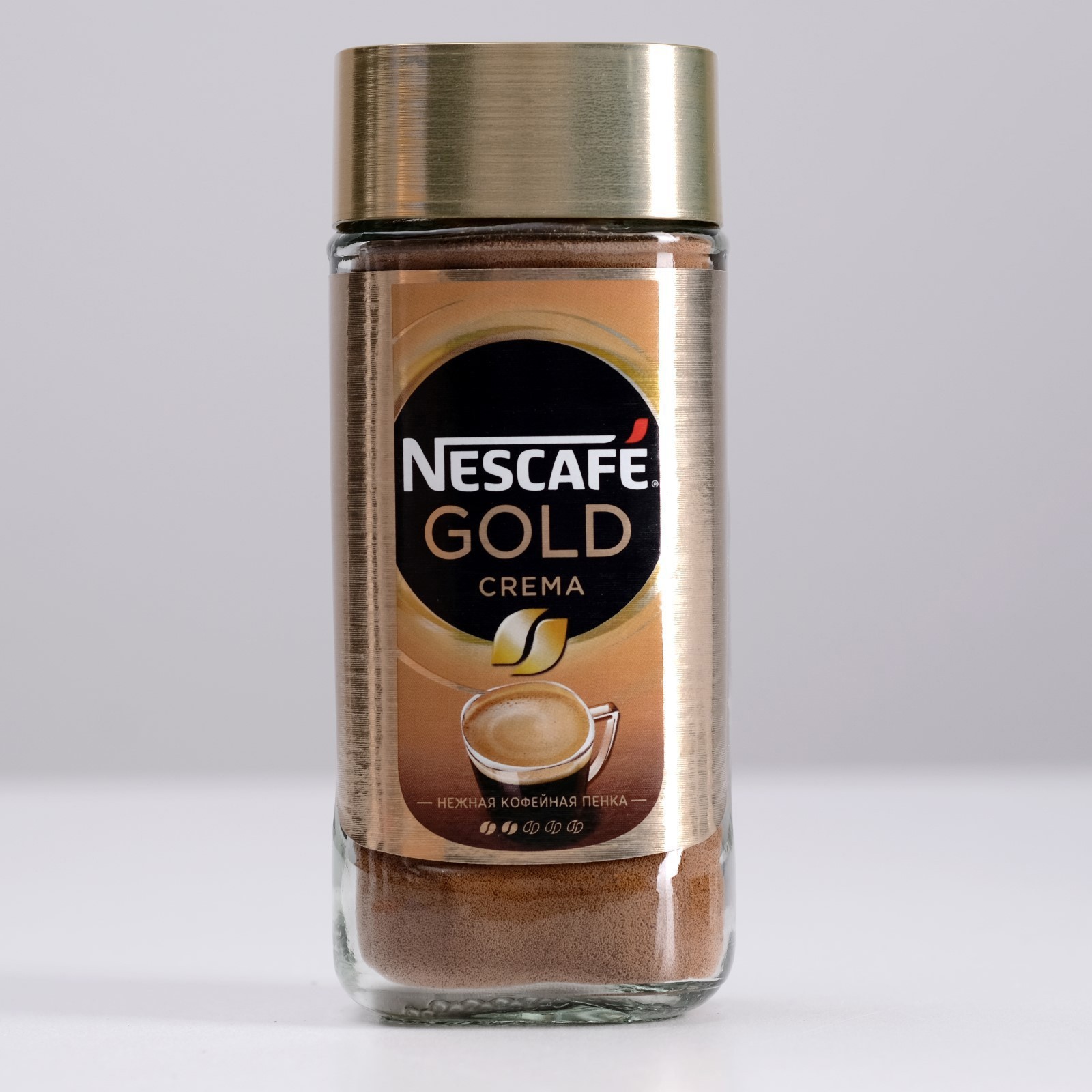 Купить Кофе "Nescafe" Gold Crema (Россия) - 95 г с доставкой в Москве