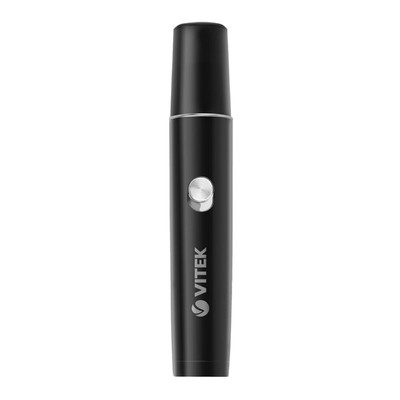 Триммер Vitek VT-2555 BK, для носа/ушей, 1хААA (не в комплекте), чёрный