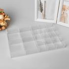 Подставка для презентации, 16 ячеек, 31×20,3×3,8 оргстекло 2 мм, В ЗАЩИТНОЙ ПЛЁНКЕ - Фото 2