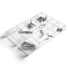 Подставка для презентации, 16 ячеек, 31×20,3×3,8 оргстекло 2 мм, В ЗАЩИТНОЙ ПЛЁНКЕ - Фото 4