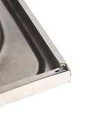 Мойка кухонная «Владикс», накладная, без сифона, 50×50 см, нержавеющая сталь 0.4 мм - Фото 6