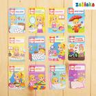 Обучающие часики «Изучаем время» с набором карточек: «Мой день», «Цвета, формы и счёт», в пакете - фото 24349884