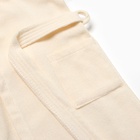 Халат махровый детский «Экономь и Я», размер 32, хлопок 100%, 340 г/м², молочный - Фото 5