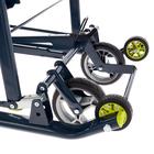 Санки коляска Nika Kids «Ника Детям НД 7-6», рисунок с жирафом, лимонные, механизм качания - Фото 4