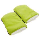 Санки коляска Nika Kids «Ника Детям НД 7-6», рисунок с жирафом, лимонные, механизм качания - Фото 7