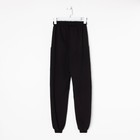 Джоггеры женские, цвет чёрный, размер 44 - Фото 11