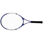 Ракетка для большого тенниса тренировочная, в чехле, синяя - Фото 3
