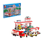 Конструктор «Автозаправочная станция», 727 деталей - Фото 1