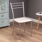 Стул для кухни Клик Мебель «Хлоя», искусственная кожа, цвет металлик/белый - Фото 6