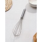 Венчик для взбивания Доляна «Стандарт», 30×6.5 см, нержавеющая сталь, серебристый - Фото 3