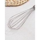 Венчик для взбивания Доляна «Стандарт», 30×6.5 см, нержавеющая сталь, серебристый - Фото 4