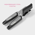 Нож консервный Доляна «Элим», 20 см, чёрный - Фото 2