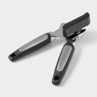 Нож консервный Доляна «Элим», 20 см, чёрный - Фото 5