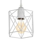 Светильник BayerLux «Прямоугольник» 1×40 Вт E27 белый 16×16×100 см - Фото 2