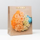 Пакет ламинированный "Красочные розы" 26x32x12 - фото 319864670