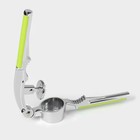 Пресс для чеснока Доляна «Велес», 16.5 см, салатовый - Фото 3