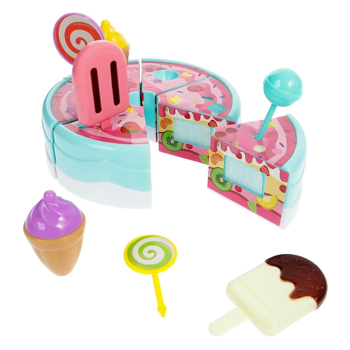 Игровой набор «Вкусный тортик», световые и звуковые эффекты - фото 1877555282