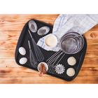 Сито для просеивания Доляна, набор 3 шт., d=12 см,14 см, 16 см, нержавеющая сталь, серебристое - Фото 6