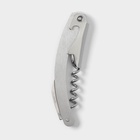 Штопор для вина складной Доляна Steel, h=11 см, серебристый 580360 - фото 319773411