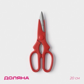 Ножницы кухонные Доляна «Вега», 20 см, цвет МИКС