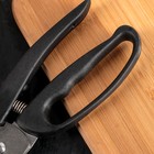 Ножницы кухонные для мяса и рыбы Доляна «Туман», 23 см, цвет чёрный - Фото 5