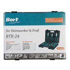 Набор ручного инструмента Bort BTK-24, сталь CrV, 24 предмета в чемодане - фото 9110025