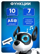 Робот собака Koddy IQ BOT, на пульте управления, интерактивный: звук, свет, танцующий, музыкальный, на аккумуляторе - Фото 4