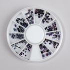 Стразы фигурные для декора «Ассорти», чёрные, голографические - Фото 2