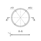 Прокладка "АНИ Пласт" M095, 78 мм (комплект 30 шт) - фото 30296626