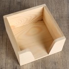 Салфетница Дарим Красиво, h=8 см, дерево сосна - Фото 2