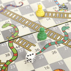 Настольная игра-бродилка «Змейка», пластиковое поле - фото 6256544