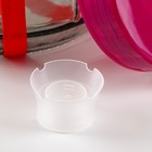 Банка стеклянная, с отверстием для гидрозатвора GL-70, 9 л, цвет красный - фото 24232272