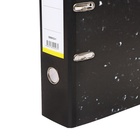 Папка-регистратор 75 мм, А4, Calligrata, эконом мрамор, черная, МИКС - Фото 13