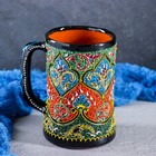 Кружка узбекская Риштанская Керамика «Самарканд», 500 мл, МИКС - Фото 1