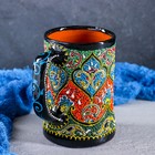 Кружка узбекская Риштанская Керамика «Самарканд», 500 мл, МИКС - Фото 2