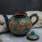 Чайник Риштанская керамика "Самарканд", 1 л, разноцветный микс - Фото 5